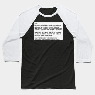 the letter Baseball T-Shirt